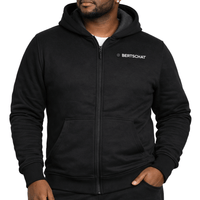 Opvarmet Hoodie PRO - Mænd | Sort