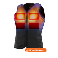 Opvarmet termovest - Dual Heating | USB