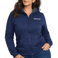 Opvarmet Hoodie - Damer | Dual Heating - Marine Blå