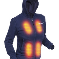 Opvarmet Hoodie - Damer | Dual Heating - Marine Blå