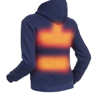 Opvarmet Hoodie - Damer | Dual Heating - Marine Blå