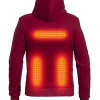 Opvarmet Hoodie PRO - Damer | Bourgogne