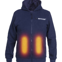 Opvarmet Hoodie PRO - Mænd | Marine Blå