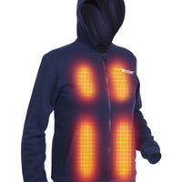Opvarmet Hoodie - Mænd | Dual Heating - Marine Blå
