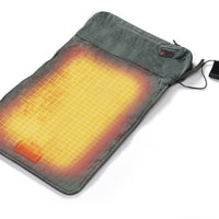 Varmepude – Opvarmet pude 50 x 30 cm | USB - Sort & Grøn