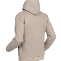 Opvarmet Hoodie - Mænd | Dual Heating - Beige