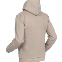 Opvarmet Hoodie - Mænd | Dual Heating - Beige
