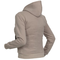 Opvarmet Hoodie - Damer | Dual Heating - Beige