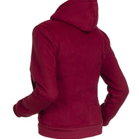 Opvarmet Hoodie - Damer | Dual Heating - Bourgogne