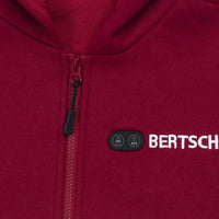 Opvarmet Hoodie - Damer | Dual Heating - Bourgogne