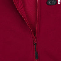 Opvarmet Hoodie - Mænd | Dual Heating - Bourgogne