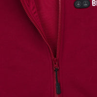 Opvarmet Hoodie - Damer | Dual Heating - Bourgogne