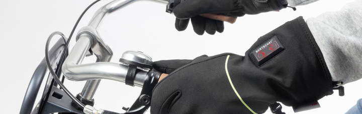 Opvarmede cykelhandsker