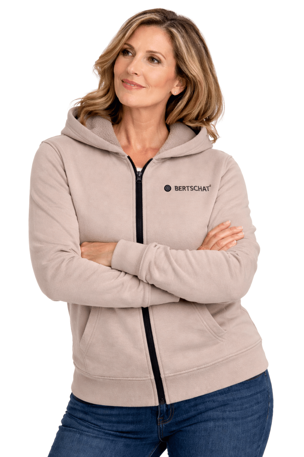 Opvarmet Hoodie PRO - Damer | Beige