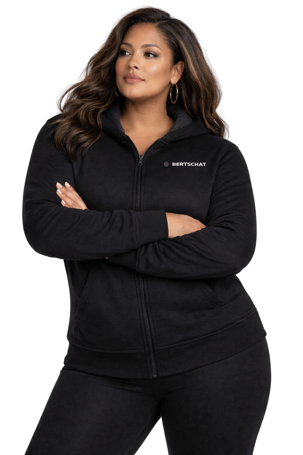 Opvarmet Hoodie PRO - Damer | Sort