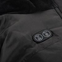 Opvarmet Vatteret Vest til Damer Sort – Dual Heating