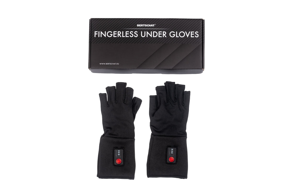 Fingerløse Inderhandsker – Opvarmede Liner Handsker | Jagt & Sport | USB-C