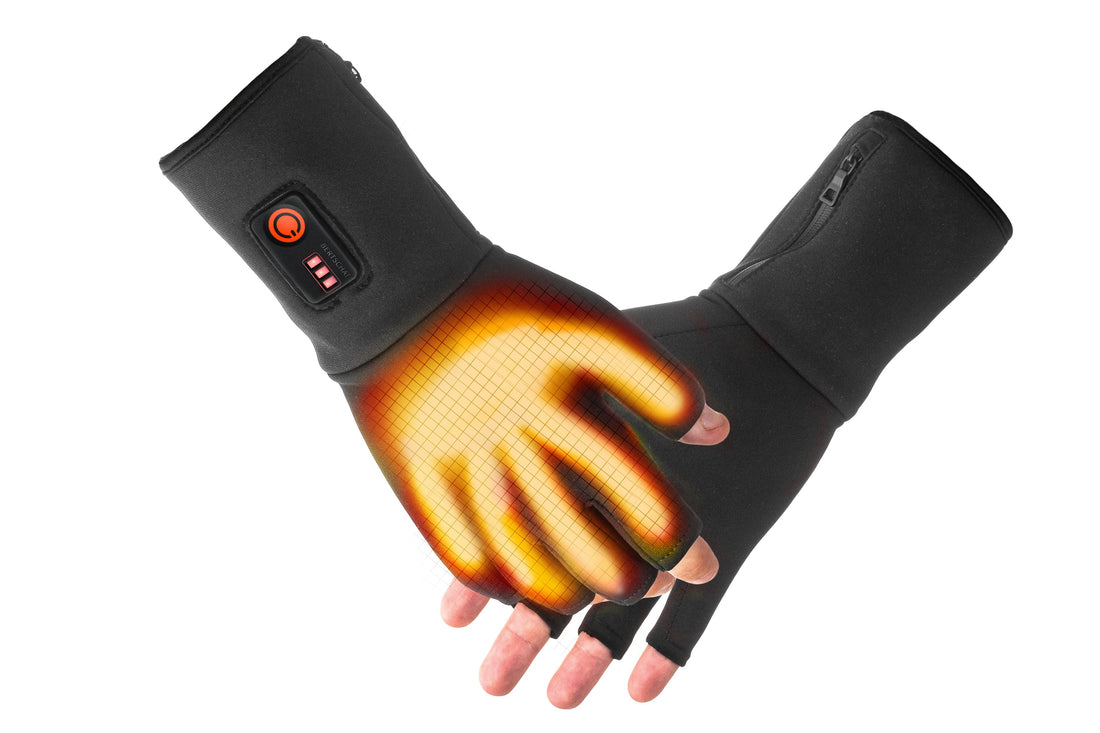 Fingerløse Inderhandsker – Opvarmede Liner Handsker | Jagt & Sport | USB-C