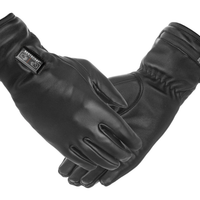 Opvarmede Læderhandsker til Damer – Dual Heating