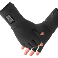 Opvarmede Fingerløse Inderhandsker – Dual Heating