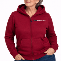 Opvarmet Hoodie - Damer | Dual Heating - Bourgogne