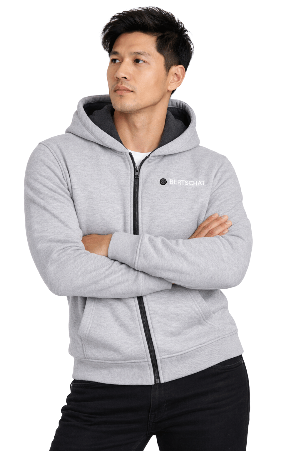 Opvarmet Hoodie PRO - Mænd | Grå