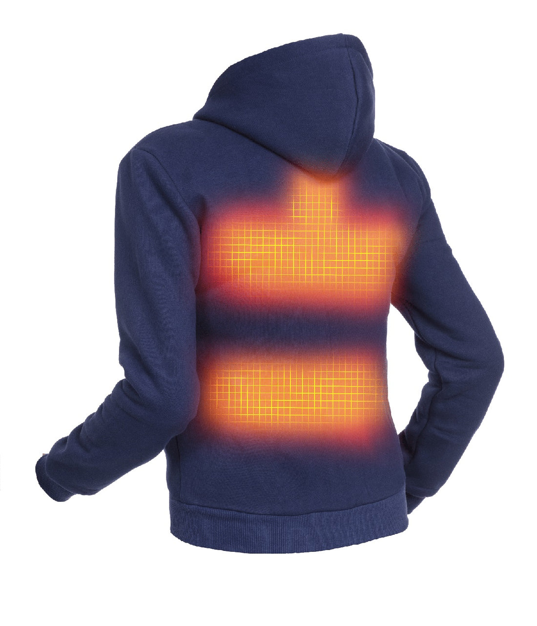 Opvarmet Hoodie - Damer | Dual Heating - Marine Blå
