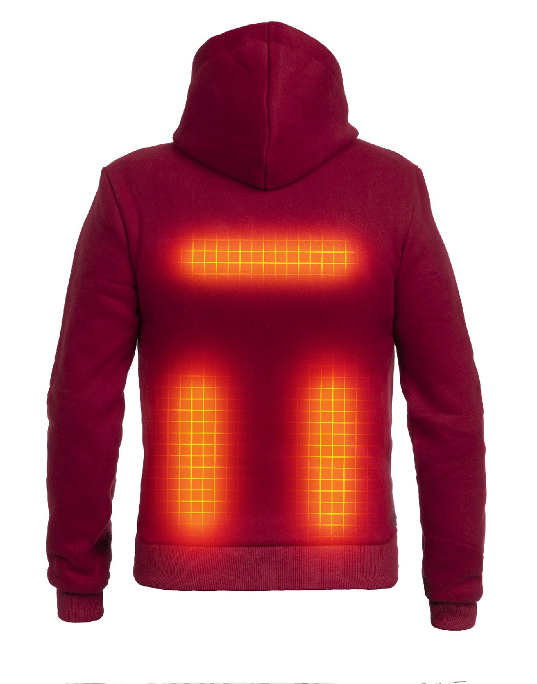 Opvarmet Hoodie PRO - Damer | Bourgogne