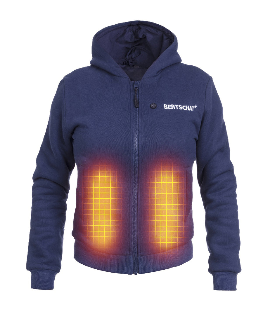Opvarmet Hoodie PRO - Damer | Marine Blå