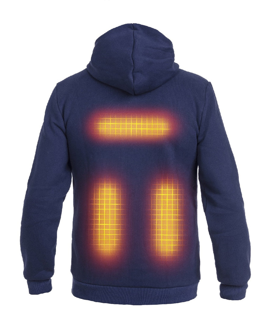 Opvarmet Hoodie PRO - Mænd | Marine Blå