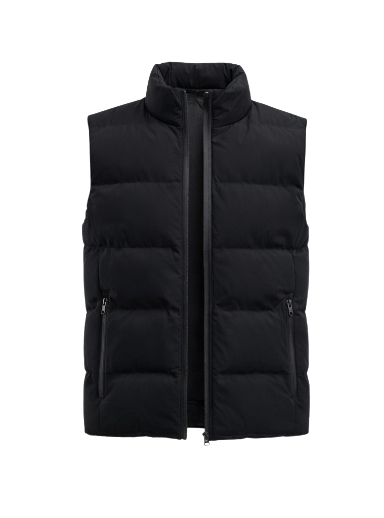 Opvarmet Vatteret Vest til Herrer Sort – Dual Heating