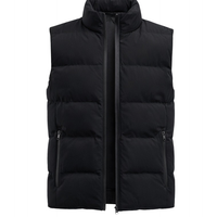 Opvarmet Vatteret Vest til Herrer Sort – Dual Heating