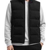 Opvarmet Vatteret Vest til Herrer Sort – Dual Heating