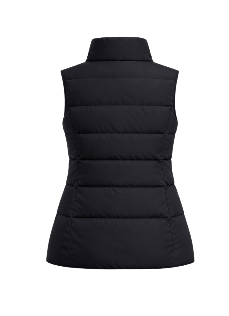 Opvarmet Vatteret Vest til Damer Sort – Dual Heating