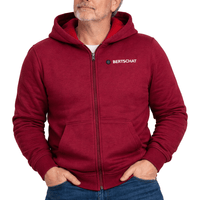 Opvarmet Hoodie PRO - Mænd | Bourgogne