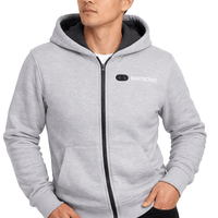 Opvarmet Hoodie - Mænd | Dual Heating - Grå