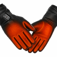 Opvarmede Læderhandsker til Damer – Dual Heating