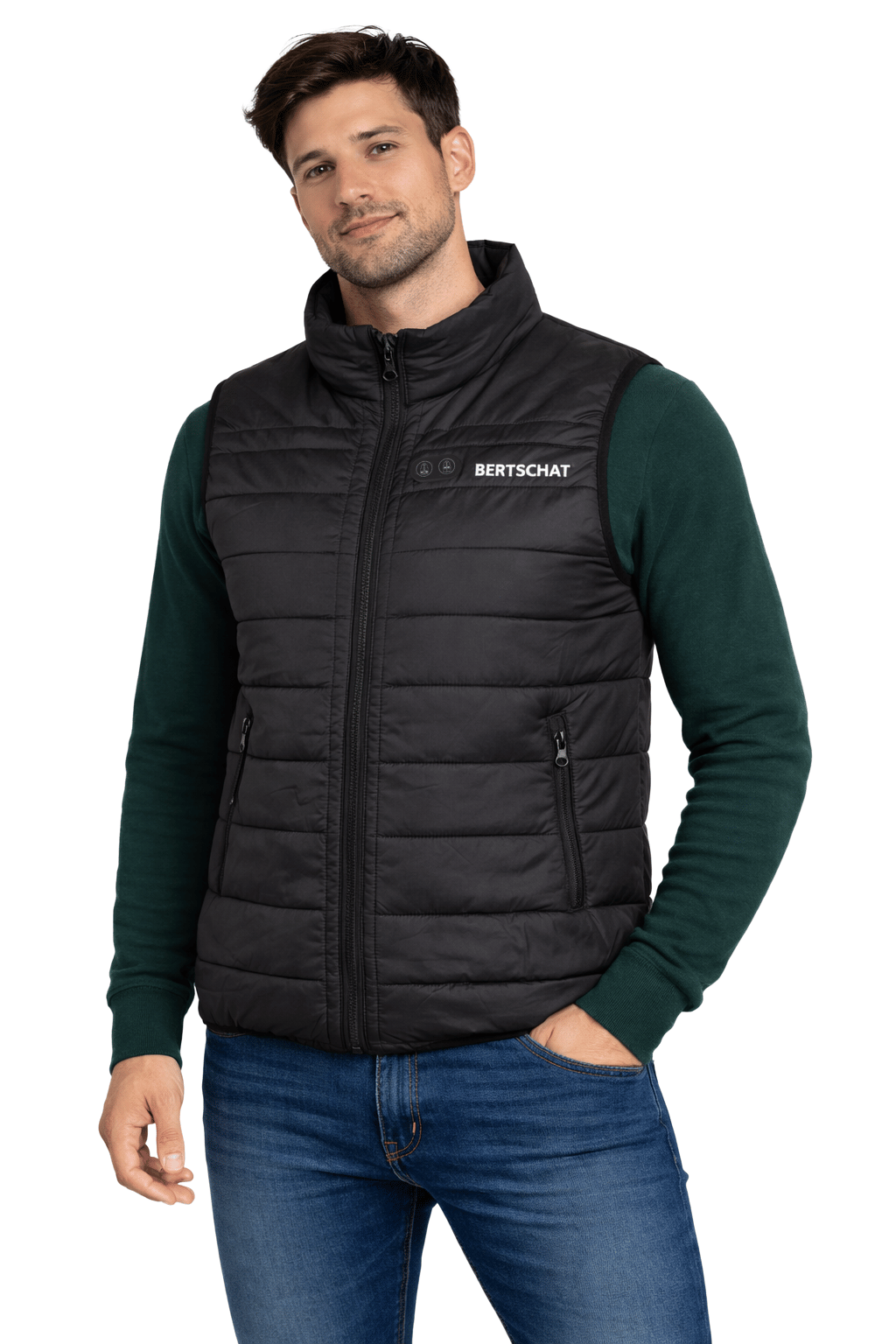 Vatteret termovest Mænd – Dual Heating | USB