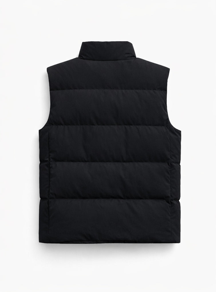 Opvarmet Vatteret Vest til Herrer Sort – Dual Heating