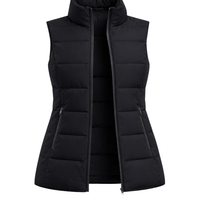 Opvarmet Vatteret Vest til Damer Sort – Dual Heating