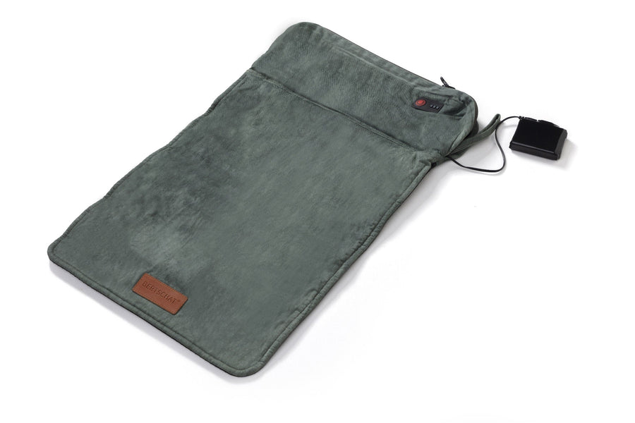 Varmepude – Opvarmet pude 50 x 30 cm | USB - Sort & Grøn