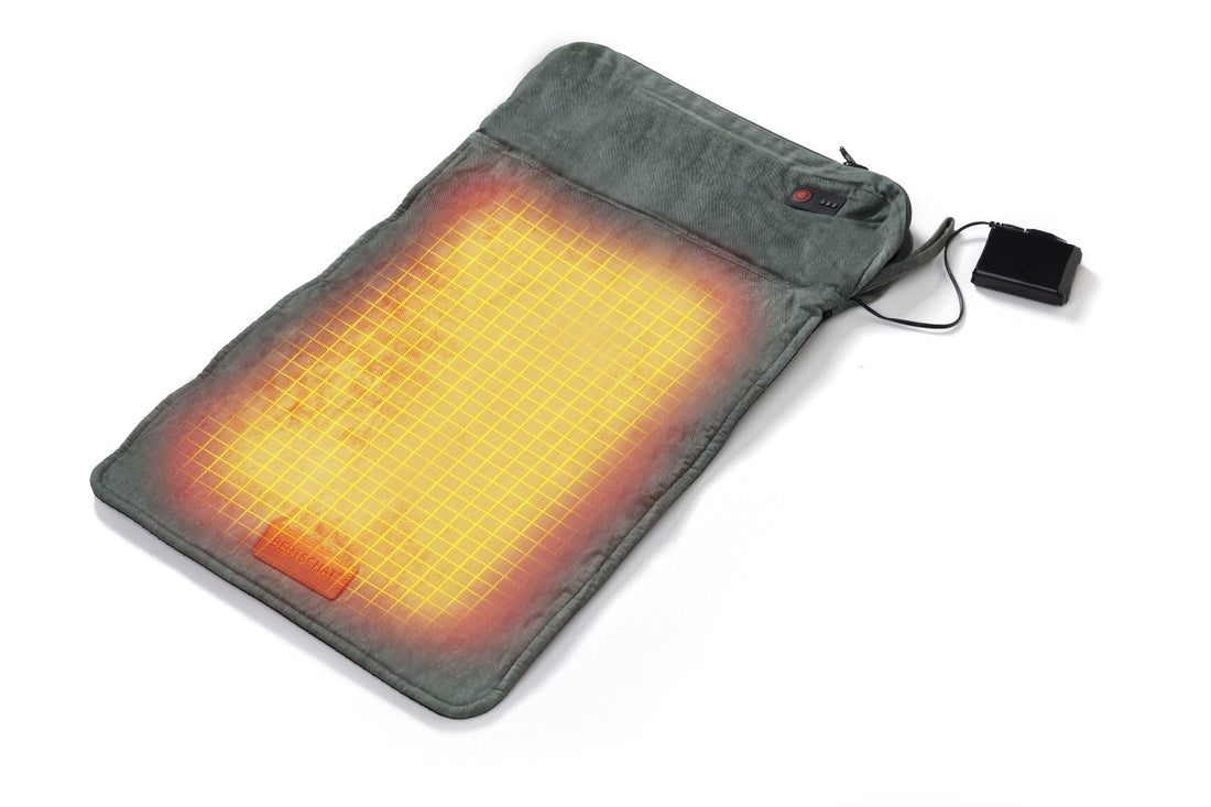 Varmepude – Opvarmet pude 50 x 30 cm | USB - Sort & Grøn