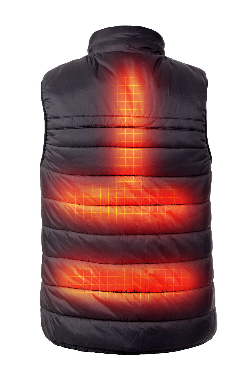Vatteret termovest Mænd – Dual Heating | USB