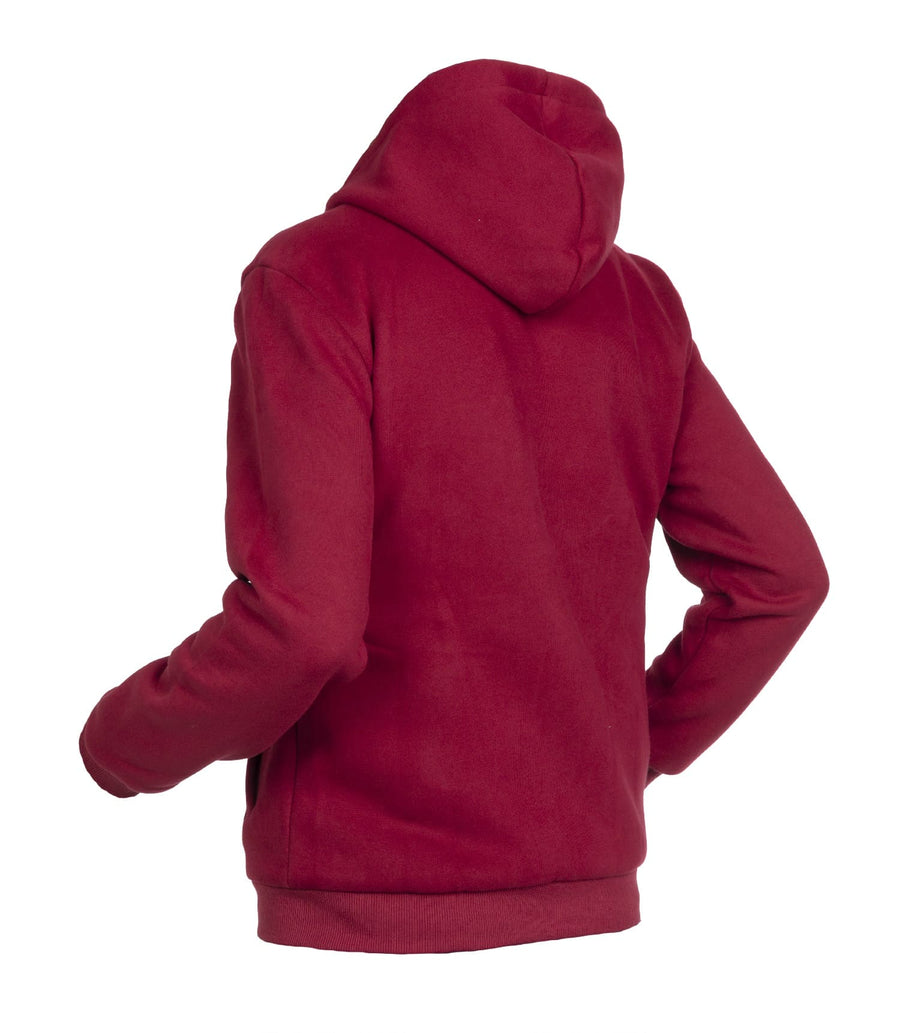 Opvarmet Hoodie - Mænd | Dual Heating - Bourgogne