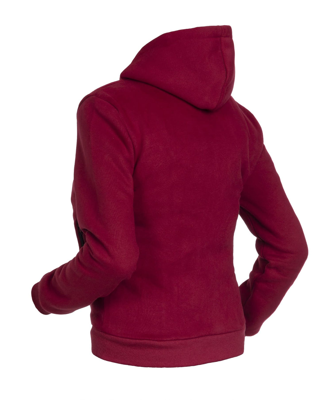Opvarmet Hoodie - Damer | Dual Heating - Bourgogne