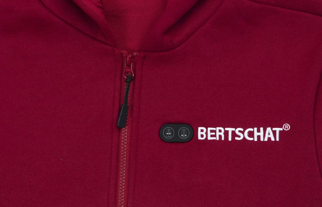 Opvarmet Hoodie - Mænd | Dual Heating - Bourgogne