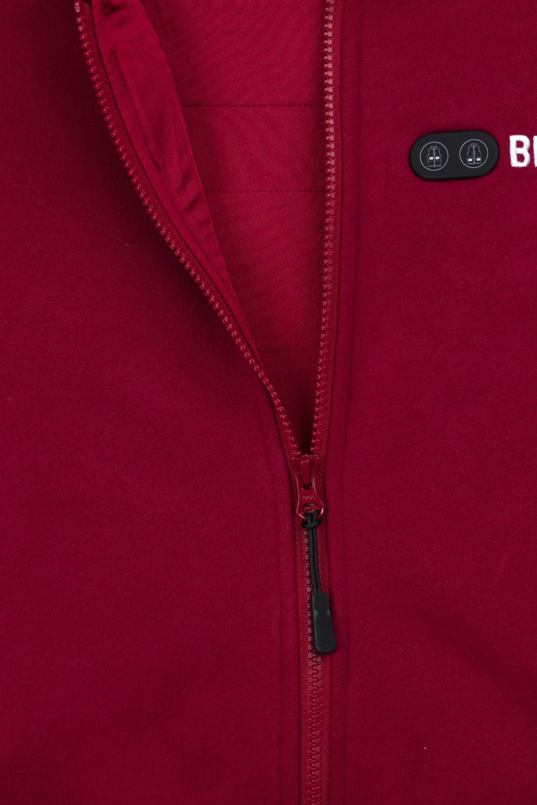 Opvarmet Hoodie - Mænd | Dual Heating - Bourgogne